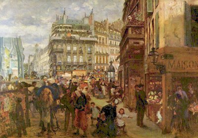 Parisian Weekday by Adolph Menzel